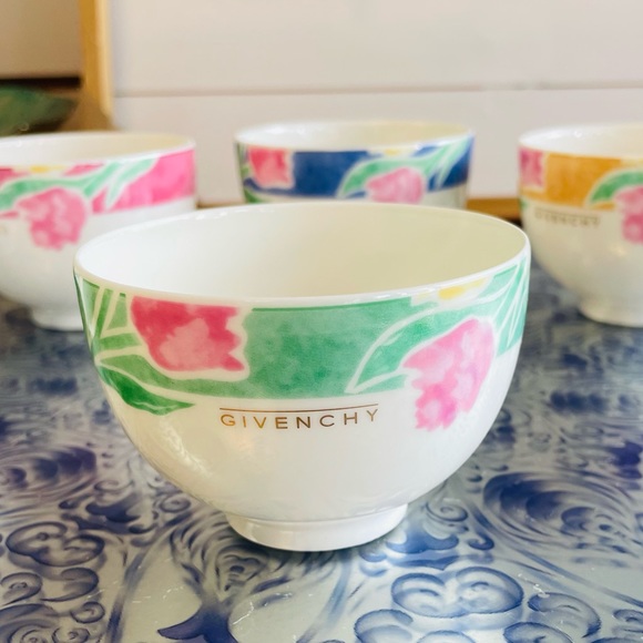 Givenchy Paris Yamaka Intl Tea Set Pot & Cups 5 Servings Floral Excellent - Picture 3 of 13